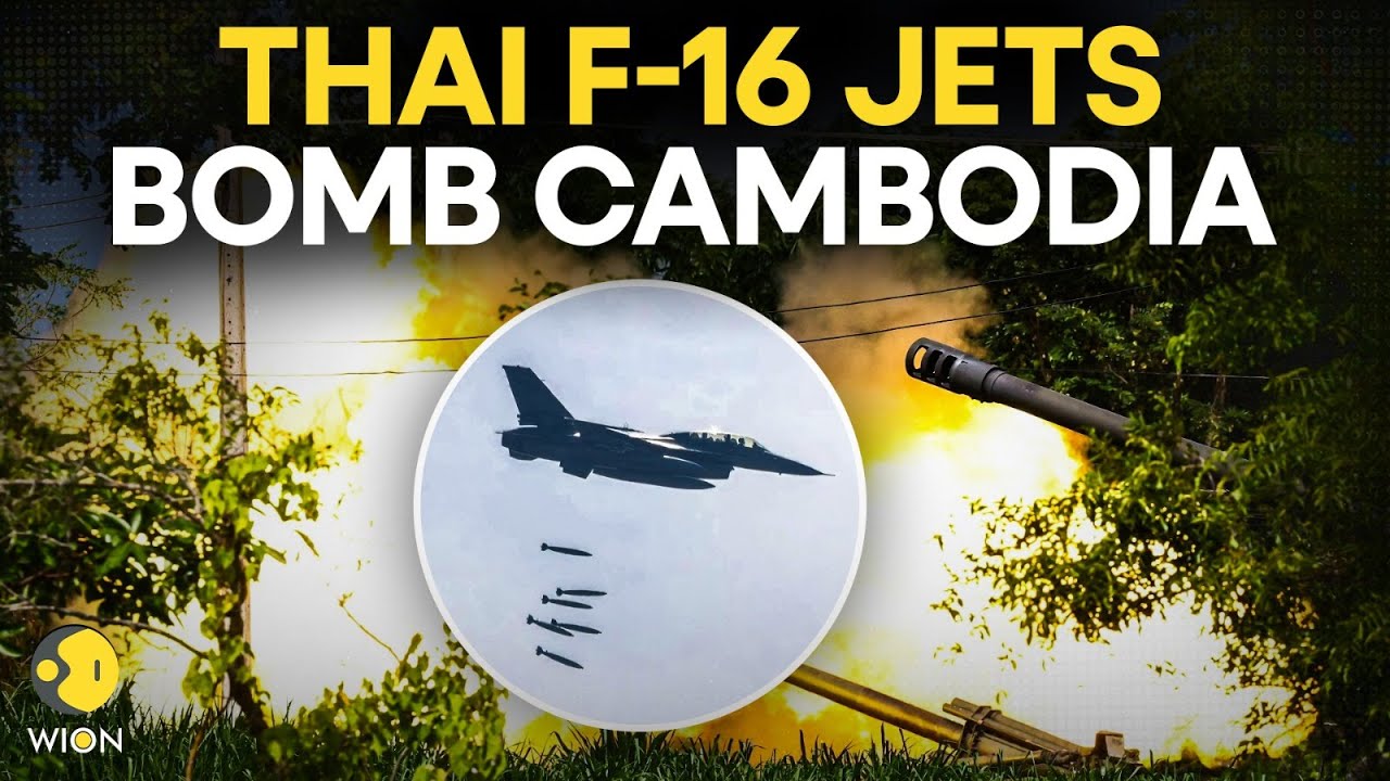 Thailand–Cambodia Clash LIVE: Thailand’s DEADLY Airstrikes on Cambodia Threaten Trump’s Truce | WION