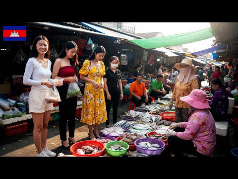 Inside Phnom Penh’s Best Morning Market  Cambodian Daily Life 2025