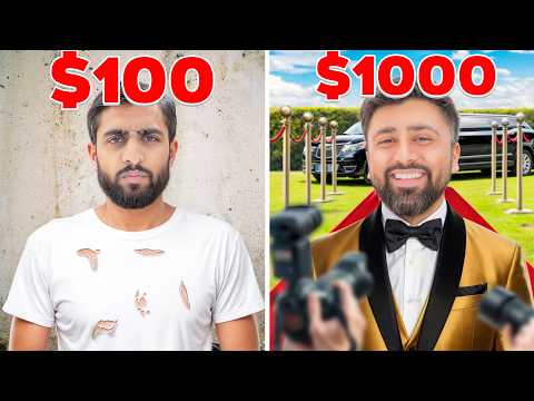 $100 vs $1000 OUTFIT for a RED CARPET EVENT...