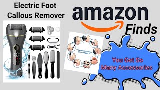 Electric Foot Care | Waterproof with LOTS of ACCESSORIES 😲😲 #unboxing #footcare #callous #fyp