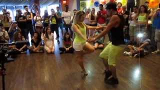 Awesome Dance! Jefferson Dadinho&Aline Cleto - International Miami Zouk Festival 2014 - Faz Sentir