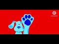 Blue Putting A Pawprint On The Screen Blue Goes To The Beach And The Trying Game