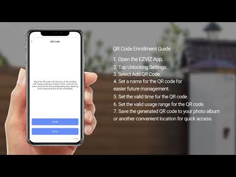 QR Code Generation and Usage Help – EZVIZ Video Doorphone HP7 Pro