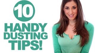 10 Handy Dusting Tips! Easy &amp; Quick Ways How to Dust Your Home (Clean My Space)