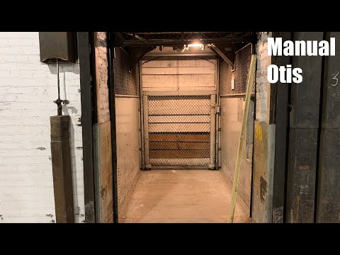 Vintage Manual Otis Freight Elevator #38 - Pittsburgh, PA