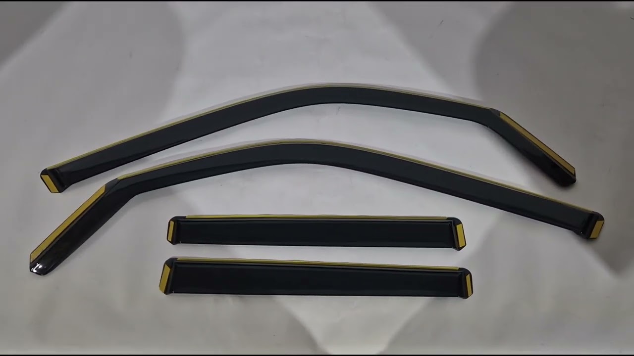 Вставные ветровики Niken Luxury (4 шт) Video 1