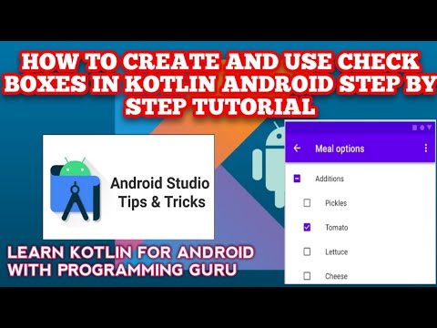 CHECKBOXES | HOW TO USE CHECKBOX ANDROID STUDIO | KOTLIN CHECKBOX | CHECKBOX kOTLIN  [ KOTLIN ]