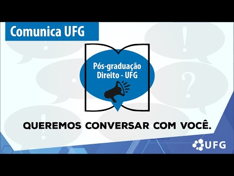 Vídeo institucional da Pós-Graduação na Faculdade de Direito da UFG | Pós-Graduação em Direito e Políticas Públicas