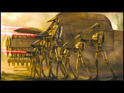 Battle Droid Army Attacks RHEN VAR CASTLE! - Star Wars: Conquest Mod 32