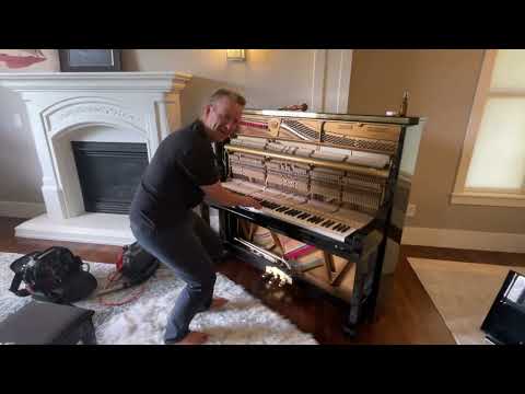 Piano Too Loud? - Soft Pedal on a Upright Piano!