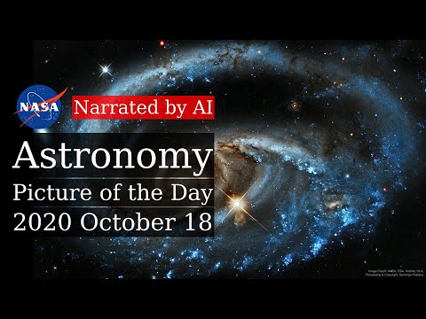 APOD: 2020-10-18 - UGC 1810: Wildly Interacting Galaxy from Hubble (Narrated by Brian)
