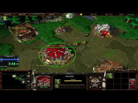 wc3:roc prologue hard speedrun 9:40