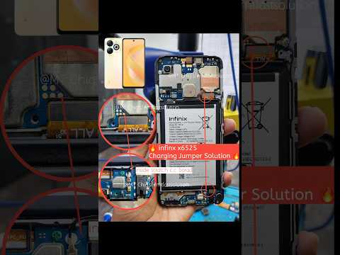 Infinix X6525 Charging Jumper Solution. Infinix smart 8 charging problem