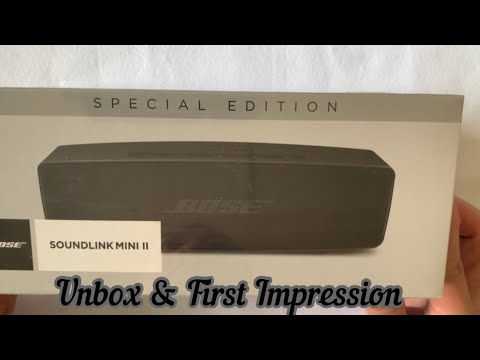 Unbox and First Impression of Bose SoundLink Mini 2 Bluetooth Speaker