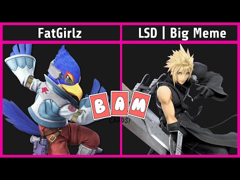 Smash @ BAM Cards 13 - FatGirlz (Falco) vs. LSD | Big Meme (Cloud) - SSBU Tournament
