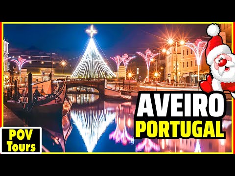 Aveiro Weihnachtsbeleuchtung 2025: magische Atmosphäre | Portugal