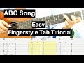 ABC Song Guitar Lesson Fingerstyle Tab Tutorial Guitar Lessons for Beginners