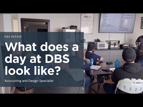 A Day in the Life at DBS Repair | Design Specialist & Accounting Team
