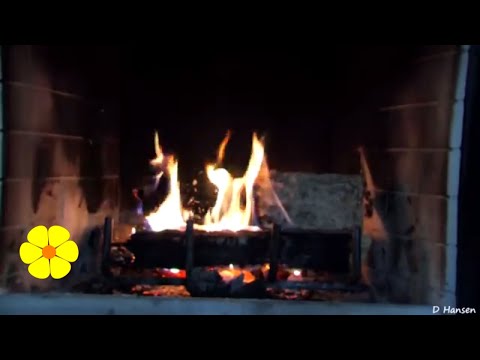 REAL Fireplace Meditation Winter Wood Crackling Sounds - Relaxing Fireplace White Noise Wood Sounds