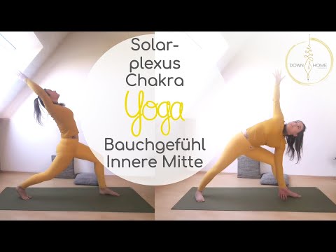 Vinyasa Yoga Einheit für dein Solarplexus Chakra mit Meditation - Yoga für dein Bauchgefühl