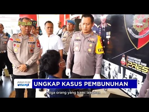 POLRESTA BANDUNG UNGKAP KASUS PEMBUNUHAN