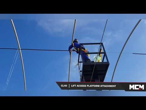 MCM Lift Access Platform - Greenhouse Tunnel Construction - CL40 Multi-Loader South Africa