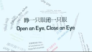蔡依林 Jolin Tsai - 睁一只眼闭一只眼 - Lyrics and Translation