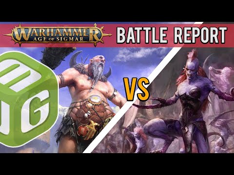 Sons of Behemat vs Hedonites of Slaanesh Age of Sigmar 3rd Edition Battle Report Ep 63