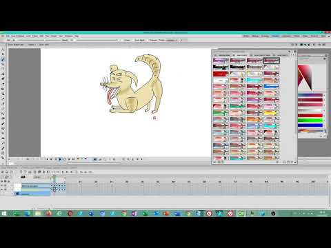 OpenToonz 1.5 - pies Dosia - animacja podgląd (2021)