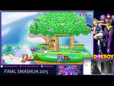 Final Smashua - GoNE Pugwest (Marth/Zelda) vs HSG DJ Delta (Luigi)