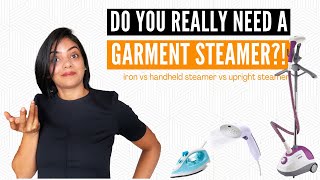 Garment steamer - is it useful? Press iron vs handheld garme