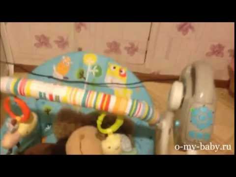 Электрокачели Baby Care Riva с адаптером — видео-отзыв Алёны