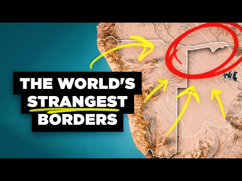 世界の奇妙な国境その1。パンハンドル (The World's Strangest Borders Part 1: Panhandles)