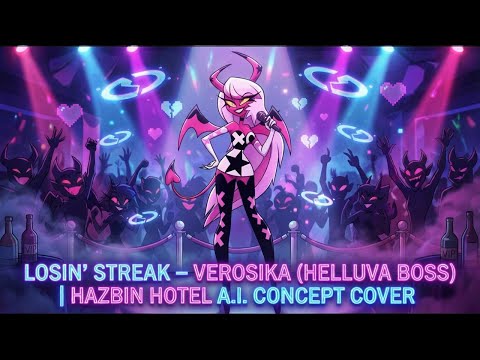 Losin’ Streak – Verosika Mayday ( Helluva Boss ) | Hazbin Hotel A.I. Concept Cover