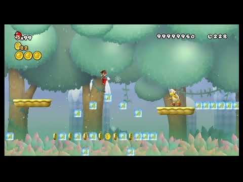 New Super Mario Bros. Wii World 9-7 Ice Flower Alternate Tutorial
