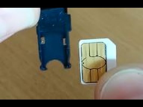 Micro SIM zu Nano SIM zuschneiden - in 5 Minuten!! Anleitung Tutorial
