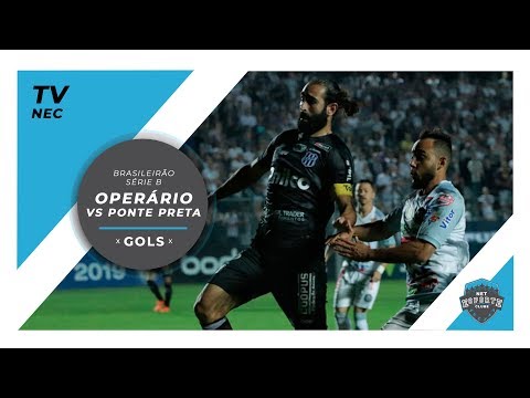 Gols de #Operário 2 x 1 #PontePreta pela #SérieB - TV NEC