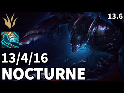 Nocturne Jungle vs Ekko - EUW Master | Patch 13.6