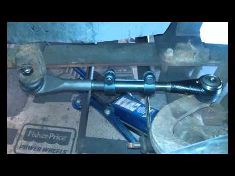 changing tie rods and drag links on a straight axle 4x4 truck