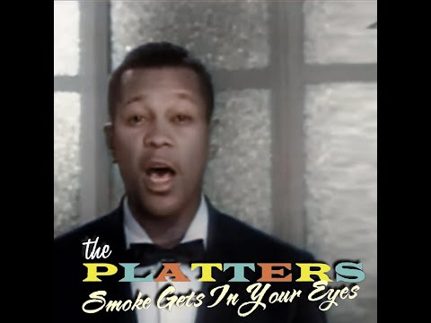 THE PLATTERS - SMOKE GETS IN YOUR EYES (1958, in colour)