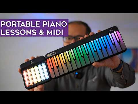 PopuPiano - a portable piano teacher that's also a MIDI keyboard for your DAW or synthesizer