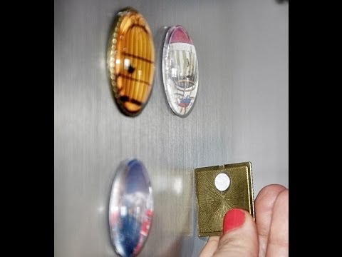 Reciclar camafeos para hacer imanes de nevera
