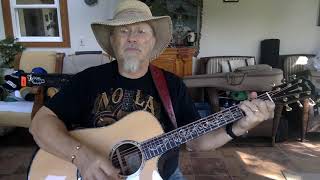 2391 -  Moonlight Song  - Blaze Foley cover   Vocal  - Acoustic Guitar &amp; chords