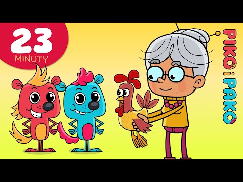 Miała Baba Koguta - Piosenki dla Dzieci - PIKO i PAKO - Zestaw Piosenek Dla Maluszków