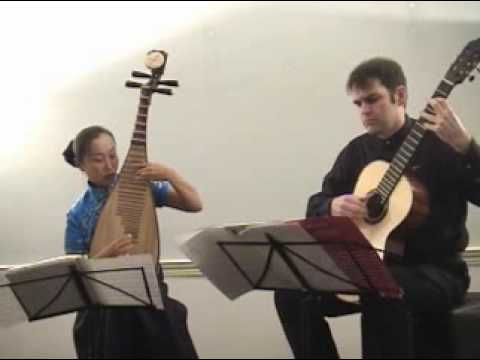 Philip Glass: company, pipa and guitar duo by Liu Fang & Michael  琵琶吉他二重奏