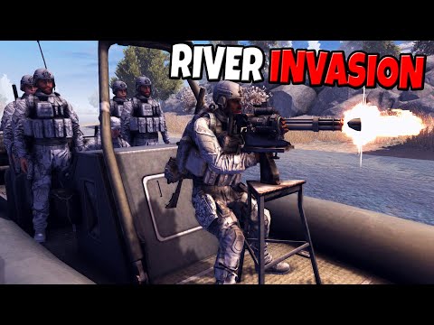 Seal Team Six RIVER INVASION! - Men of War: Call to Arms Battle Simulator