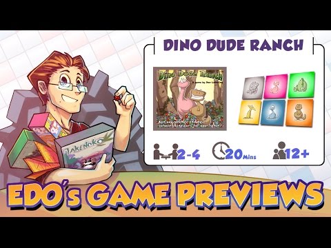 Edo's Dino Dude Ranch Board Game Review (KS Preview)