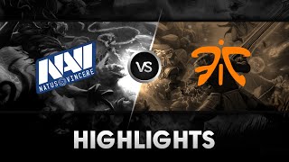 Highlights from Na'Vi.US vs Fnatic @  The International 2014