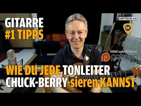 Wie du jede Tonleiter Chuck Berry mäßig spielen kannst - Gitarren Hacks und #1 Tipps