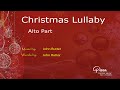 Christmas Lullaby (Arr. John Rutter) - Alto